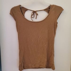 🔥2 for 15🔥Tan Short-Sleeved Top